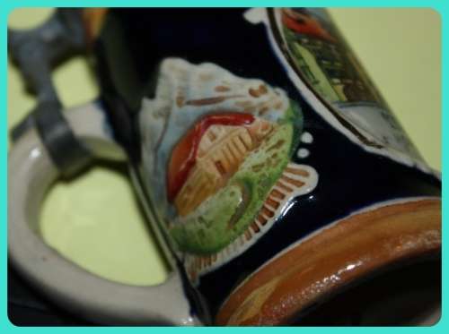 MUNCHEN HOFBRAUHAUS LIDDED TANKARD SMALL