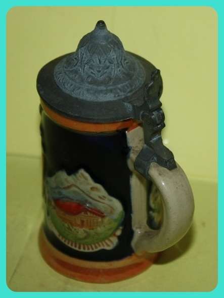 MUNCHEN HOFBRAUHAUS LIDDED TANKARD SMALL