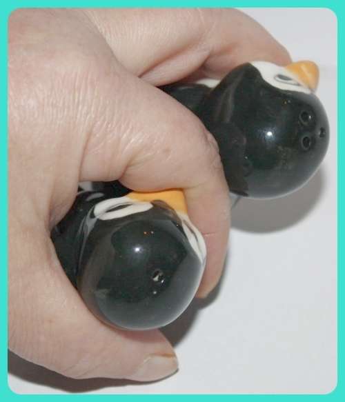 THE CUTEST PENGUIN PAIR SALT AND PEPPER POT