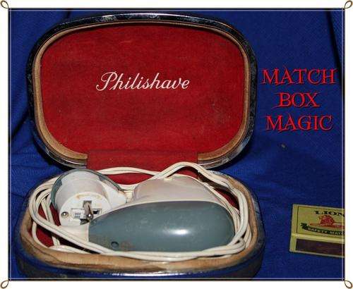 VINTAGE PHILISHAVE ELECTRIC RAZOR IN HARD CASE WORKING ORDER MODEL SC7910 110-130-6W AC-DC