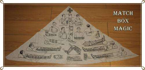 GREAT FIND: VERNAID BANDAGE DATED TO 1925  ILLUSTRATING USES FOR BANDAGE