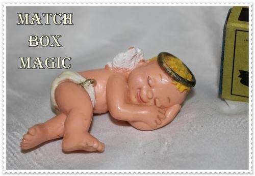 SLEEPING ANGEL SMALL PLASTIC VERY CUTE