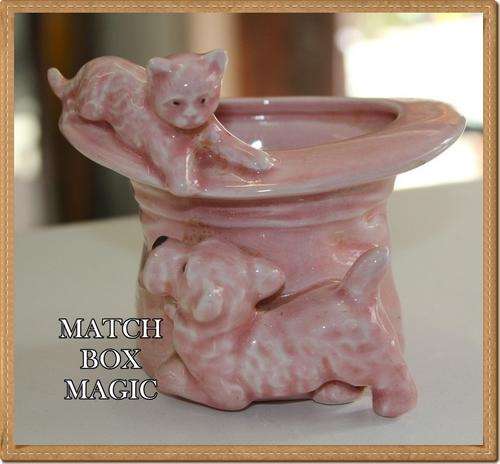 PINK SYLVAC TOP HAT CAT AND DOG SEE PICS FOR CONDITION