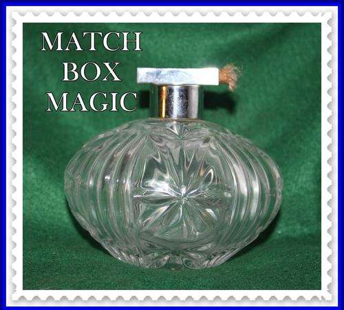LOVELY LARGE ROUND PERFUME BOTTLE SEE PICS FOR CONDITION