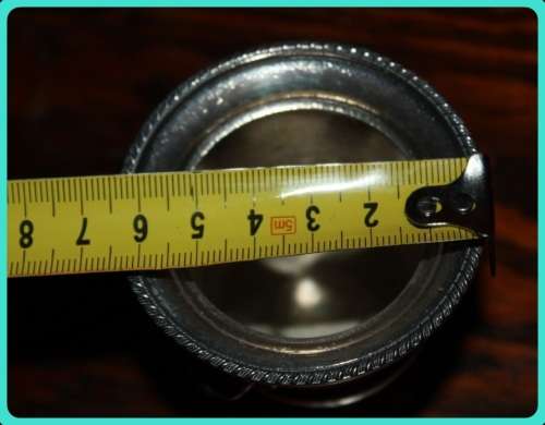 VINERS OF SHEFFIELD ENGLAND SILVER PLATED LION HEAD HANDLE URN SMALL