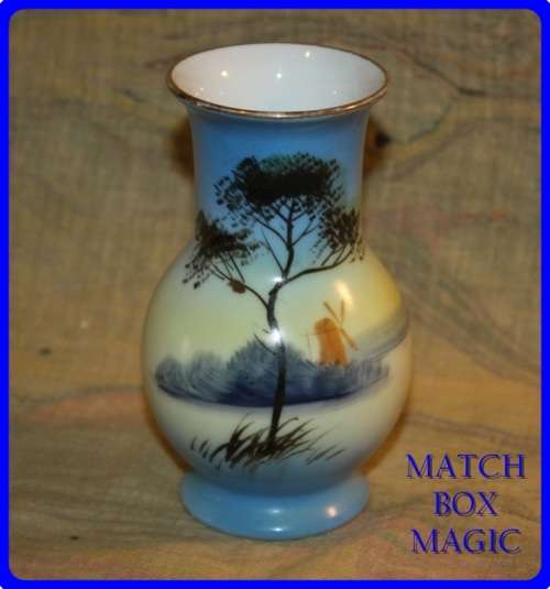 NORITAKE HAND PAINTED VASE JAPAN