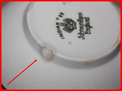 INDIAN TREE JOHNSON BROS ENGLAND SUGAR BOWL (D)