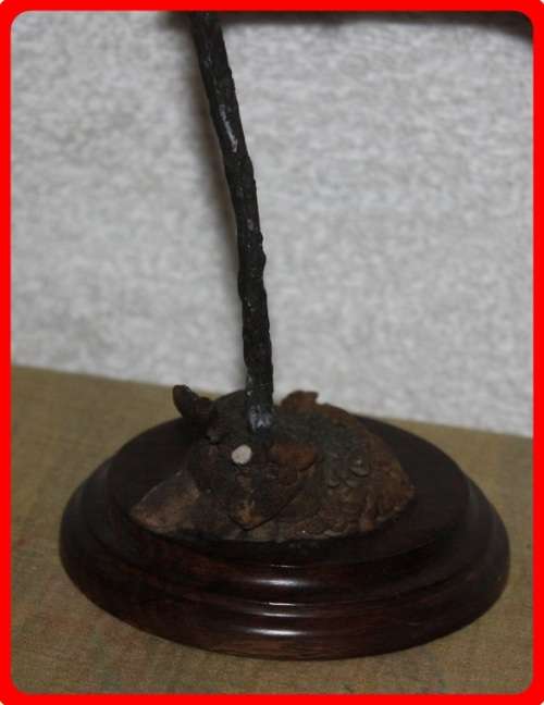 COUNTRY ARTISTS TWOS COMPANY OWL FIGURINE ON WOODEN PLINTH