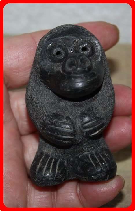 FUN HAND CRAFTED POTTERY GORILLA