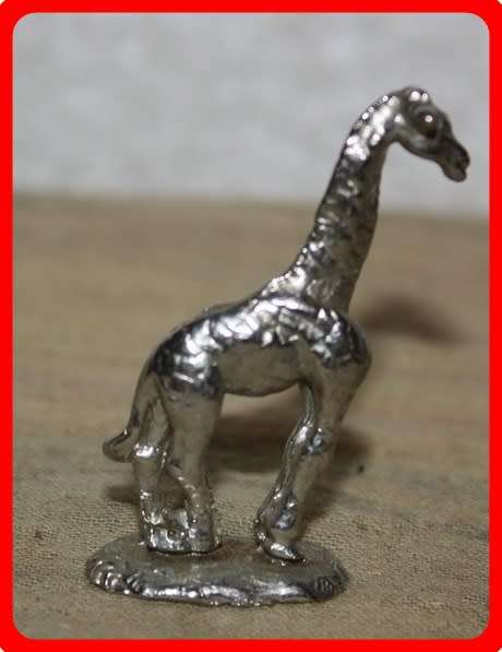 SMALL METAL GIRAFFEE HEIGHT 4CM