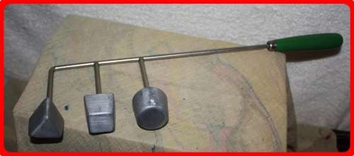 ORIGINAL SNACKLE IRON GREEN HANDLE