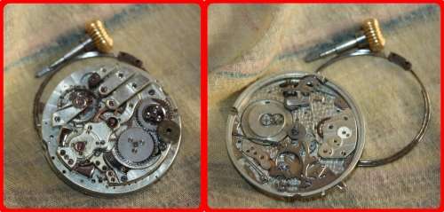 OLD POCKET WATCH WITH SPARE PARTS ACIER GARANTI (SPARES)