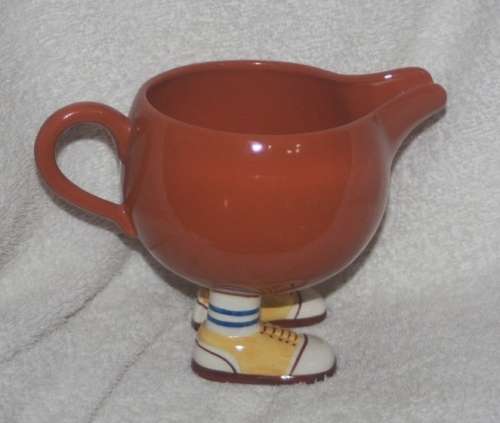 WALKING WARE CARLTON WARE JUG BROWN AND POLSON LARGE