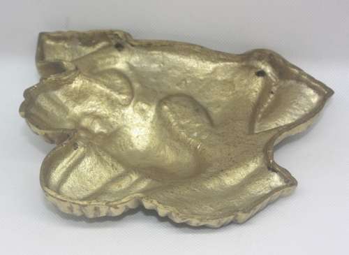 BRASS DOG WALL PLAQUE TO CUTE