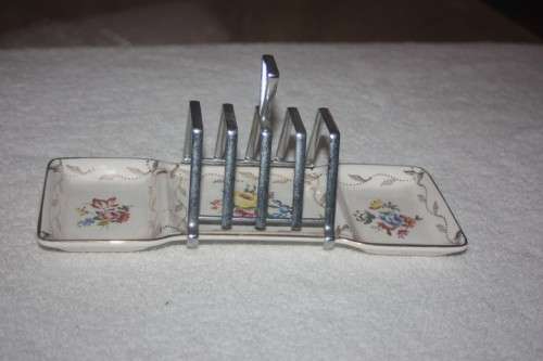 VINTAGE PRINCESS STYLECRAFT MIDWINTER PORCELAIN TOAST RACK LOVELY ITEM