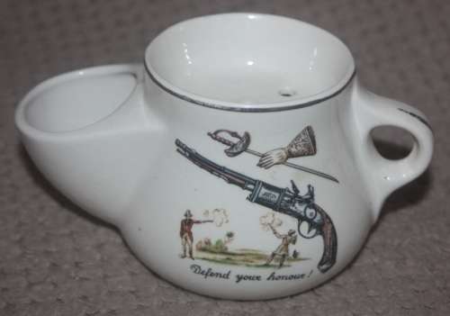 DEFEND YOUR HONOUR SHAVING MUG MADE IN ENGLAND