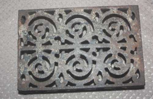 LOVELY WEATHERED CAST IRON STAND