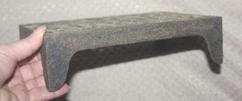 LOVELY WEATHERED CAST IRON STAND