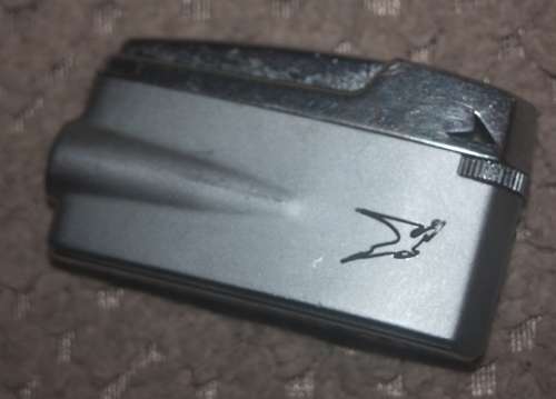 SAA RONSON LIGHTER WITH FLYING SPRINGBOK EMBLEM ON SIDE VINTAGE NICE COLLECTABLE
