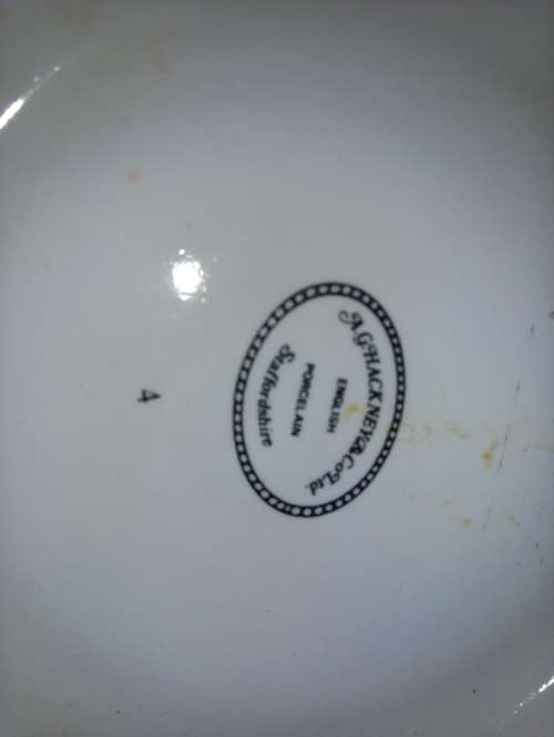 AG Hackney and co ltd. English porcelain staffordshire framed lid unusual take a look