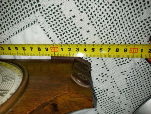 Canham 8 day mantel clock dome glass. Not working