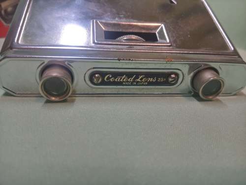 Folding opera glasses made in Japan vintage 1960s 25 x magnification