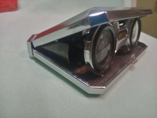 Folding opera glasses made in Japan vintage 1960s 25 x magnification