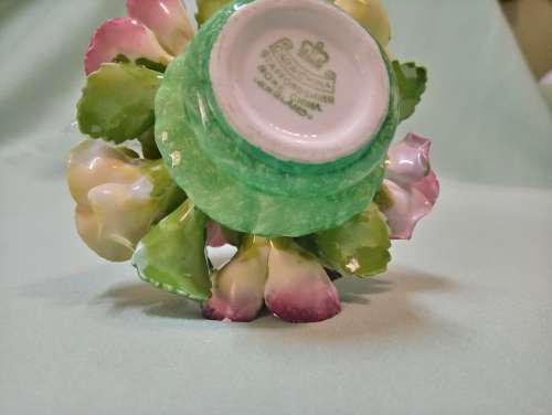 Floral China posy vase