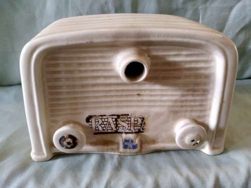 Rare find. French brandy decanter in the shape of an old radio. Vintage