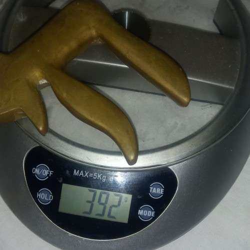 Brass hebrew chai (life) symbol  decorative item