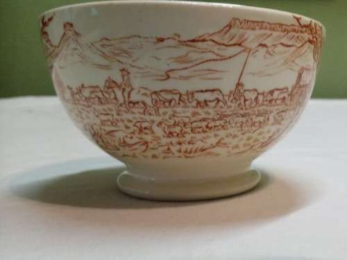 Sugar bowl. Voortrekker. Commemorative ware.