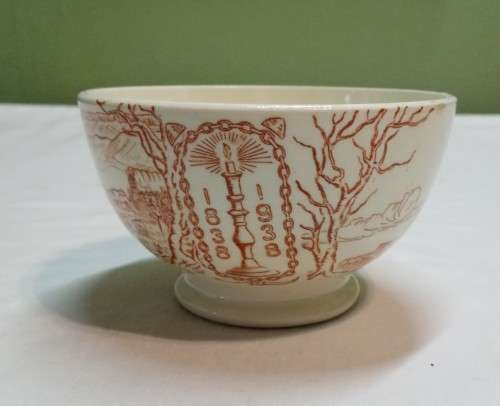 Sugar bowl. Voortrekker. Commemorative ware.