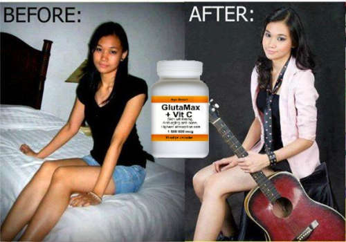 GlutaMax Skin whitening brightening 30 softgels +Vit C.1500000 mcg. Glutathione