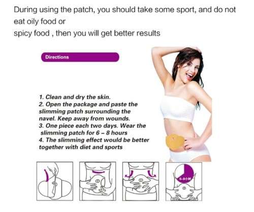 Weight Loss, Belly Wing, Abdomen, Slimming.5pcs Korea MYMI Wonder Patch
