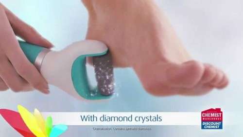 100% Original. Scholl velvet smooth electronic foot file with DIAMOND crystals.Feel smooth in 10min.