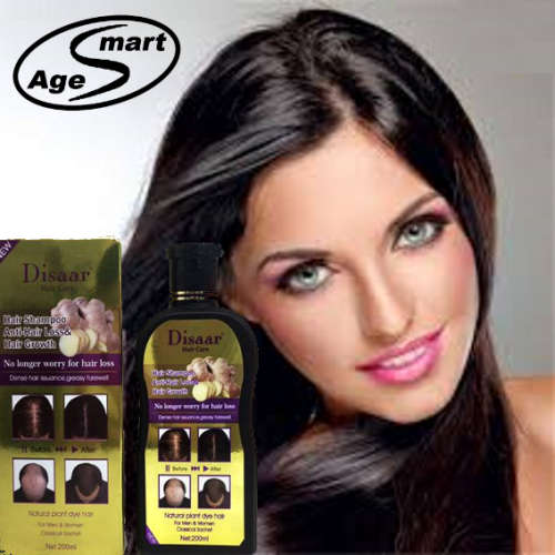 #1 Ginger Strong hair regrow shampoo  DHT hormone blocker.Gray hair natural reversal.200ml