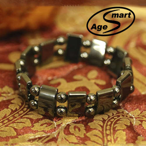 #1 Magnetic slimming Hematite healing uxury Bracelet.l 100% Natural Bian Crystal Weight loss
