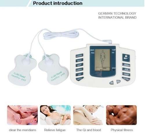 body pain relieve. Electric muscle stimulator.32 pads.Multiple programs 4 whole pain range slimming.