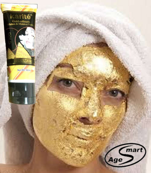 24K Nano molecular Gold mask 50ml.Whitening,tightening,skin.Dispel  aging cutin cells.Collagen.Vit C