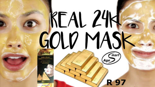 24K Nano molecular Gold mask 50ml.Whitening,tightening,skin.Dispel  aging cutin cells.Collagen.Vit C