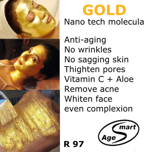 24K Nano molecular Gold mask 50ml.Whitening,tightening,skin.Dispel  aging cutin cells.Collagen.Vit C