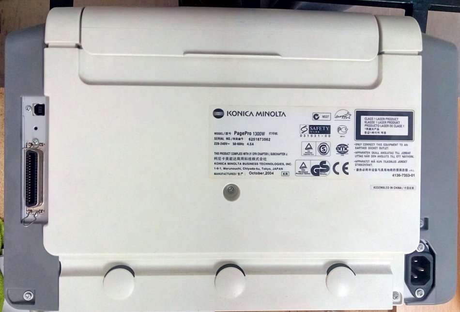 Konica Minolta laser printer with cable. In good  working condition. Collect only. R 699