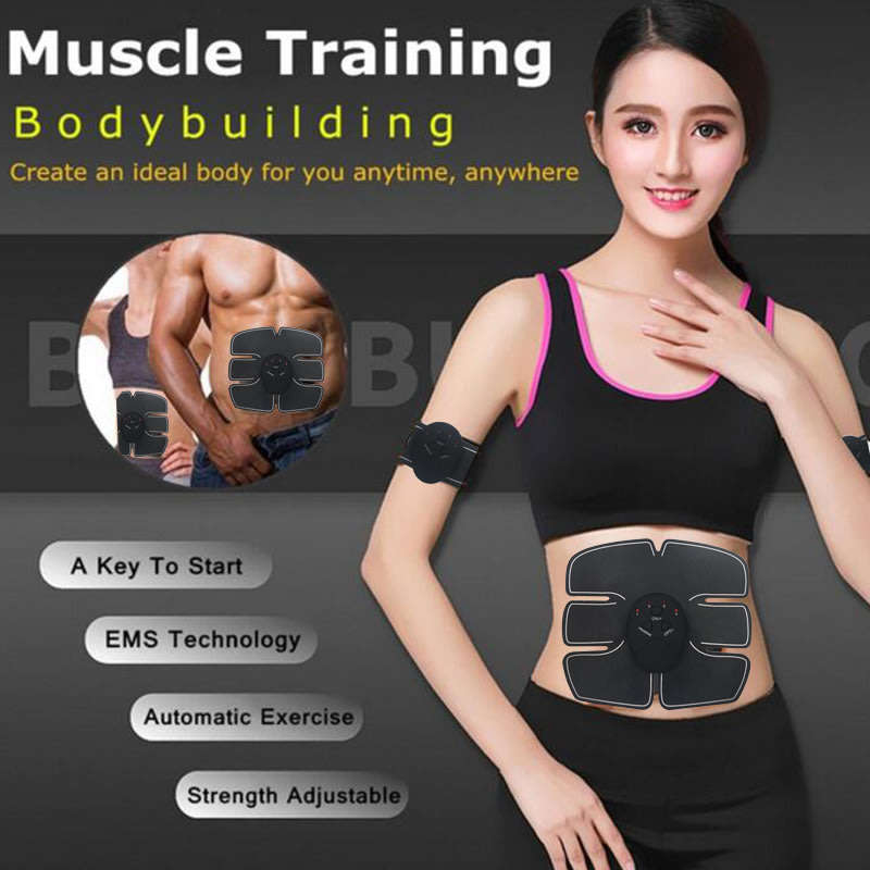 Abdominal Electrical Muscle Simulation,High Conductivity Gel, slimming,weight loss,burn fat, pain.