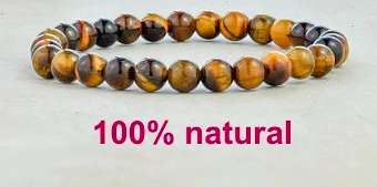 100% real golden tiger eye gemstone. Feng Shui healing benefits, 8mm bracelet. Good fortune.