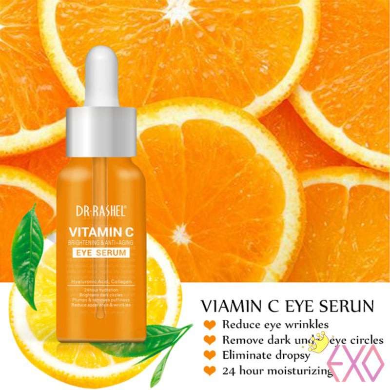 30g Eye skin serum.High in Vit C,remove puffness,wrinkles,brightening,anti-aging,tight skin,Hyaluron