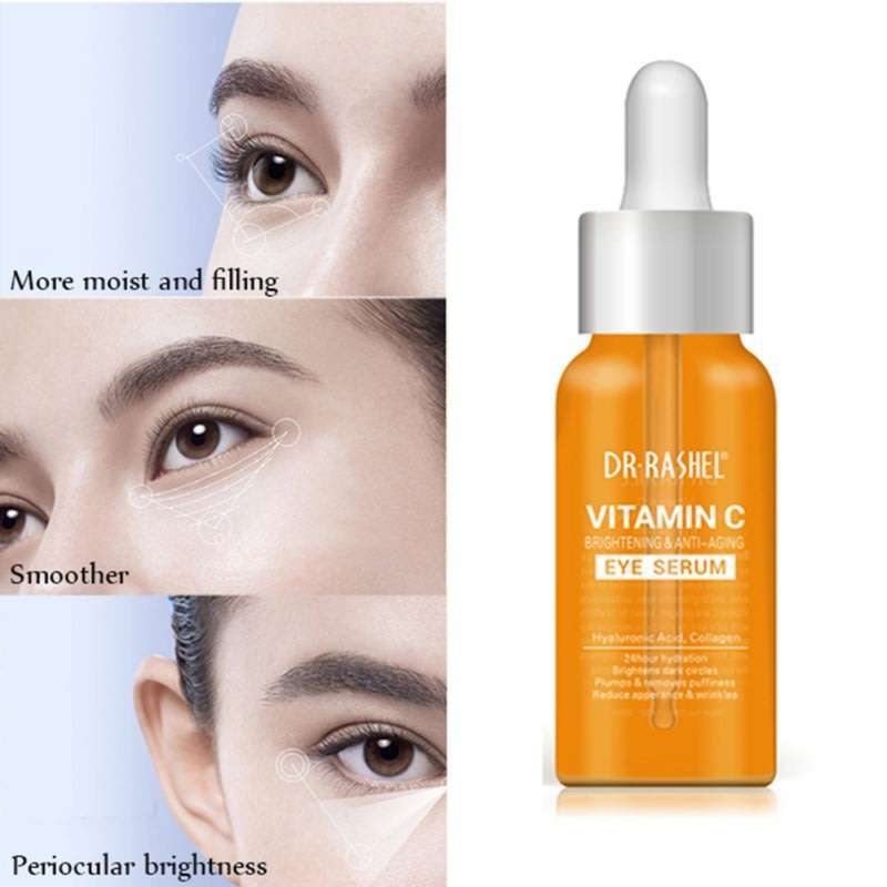 30g Eye skin serum.High in Vit C,remove puffness,wrinkles,brightening,anti-aging,tight skin,Hyaluron