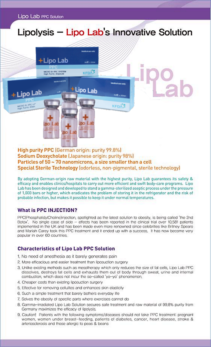 1000mg Insane Winter Special PPC LipoLab Slim1vial=20injection Weight loss.skin thigtening-lifting