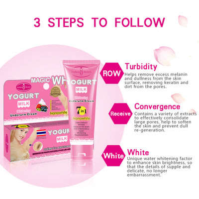 7 in 1 Nano white skin cream 80g. Yougurt milk remove smell,anti-inflammatory, repair wrinkles