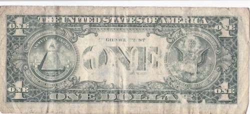 1x TEN AMERICAN DOLLAR AND 7x ONE AMERICAN DOLLAR NOTES