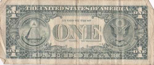 1x TEN AMERICAN DOLLAR AND 7x ONE AMERICAN DOLLAR NOTES